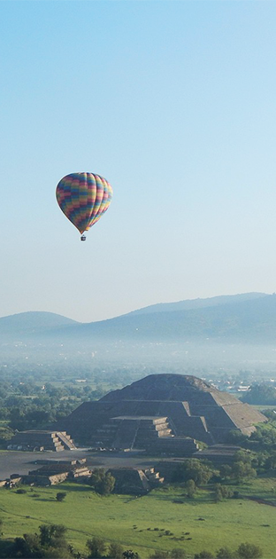 Teotihuacan vista aerea